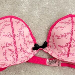 Victoria's Secret Light Pink and Hot Pink Push-Up Bra
